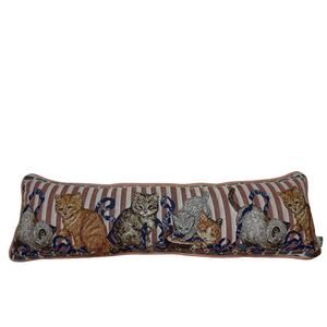 Riverdale Fraser‎ Collection Tapestry Pillow Cats Kittens Pink Cottagecore USA